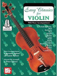 Easy Classics (noty na housle, klavír)(+audio)