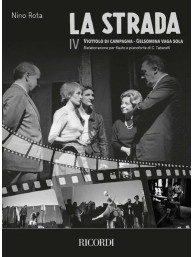 Nino Rota: La strada 4 - Viottolo di campagna - Gelsomina vaga sola (noty na příčnou flétnu, klavír)