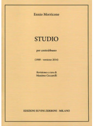 Ennio Morricone: Studio Per Contrabbasso (noty na kontrabas)