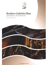 Ennio Morricone: Brothers - Gabriel's Oboe From The Mission (noty pro saxofonový kvartet, party, partitura)