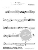 Ennio Morricone: Brothers - Gabriel's Oboe From The Mission (noty pro saxofonový kvartet, party, partitura)