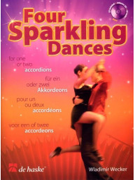 Wladimir Wecker: Four Sparkling Dances (noty na akordeon)(+audio)