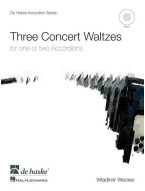 Wladimir Wecker: 3 Concert Waltzes (noty na akordeon)(+audio)