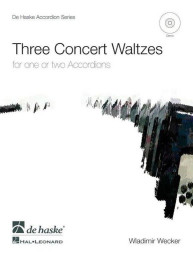 Wladimir Wecker: 3 Concert Waltzes (noty na akordeon)(+audio)