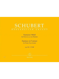 Franz Schubert: Fantasy for Piano In F minor Op. 103 D 940 (noty na čtyřruční klavír)