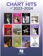 Chart Hits of 2023-2024 (noty na klavír, zpěv, akordy)