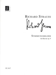 Richard Strauss: Stimmungsbilder Op.9 (noty na klavír)