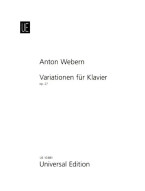 Anton Webern: Variationen Opus 27 (noty na klavír)