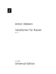 Anton Webern: Variationen Opus 27 (noty na klavír)