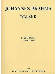 Johannes Brahms: Walsen Opus 39 (noty na klavír)