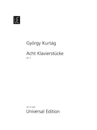 György Kurtág: 8 Klavierstücke (noty na klavír)