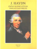 Franz Joseph Haydn: 12 Easy Pieces (noty na klavír)