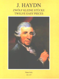 Franz Joseph Haydn: 12 Easy Pieces (noty na klavír)