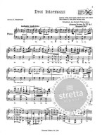 Johannes Brahms: 3 Intermezzi op. 117 (noty na sólo klavír)