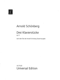Arnold Schönberg: 3 Piano Pieces op. 11 (noty na klavír)