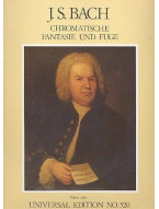 Johann Sebastian Bach: Chromatische Fantasie & Fuga (noty na klavír)