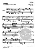 Zoltán Kodály: Meditation Sur Un Motif de Claude Debussy (noty na klavír)