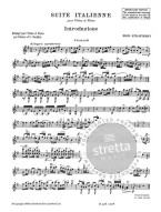 Igor Stravinskij: Suite Italienne (noty na housle, klavír)