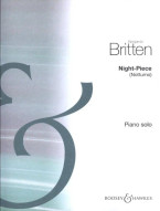 Benjamin Britten: Night Piece - Notturno (noty na klavír)