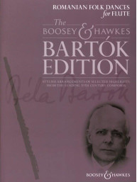 Béla Bartók: Romanian Folk Dances (noty na příčnou flétnu, klavír)