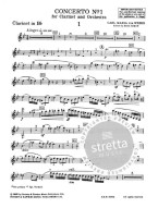 Carl Maria von Weber: Concerto No.1 (noty na klarinet, klavír)