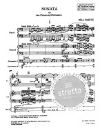 Béla Bartók: Sonate (noty na čtyřruční klavír, perkuse)