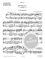 Sergej Rachmaninov: Suite 2 Op.17 (noty na čtyřruční klavír)