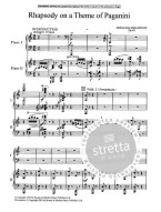 Sergej Rachmaninov: Rhapsody On A Theme Of Paganini Op.43 (noty na čtyřruční klavír)