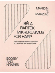 Béla Bartók: Mikrokosmos (noty na harfu)