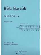 Béla Bartók: Suite op. 14 (noty na sólo klavír)