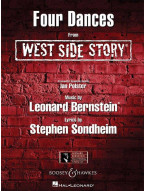 Leonard Bernstein: Four Dances from West Side Story (noty pro koncertní orchestr, party, partitura)