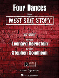 Leonard Bernstein: Four Dances from West Side Story (noty pro koncertní orchestr, party, partitura)