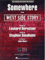 Leonard Bernstein: Somewhere from West Side Story (snadné noty pro smyčcový orchestr, party, partitura)