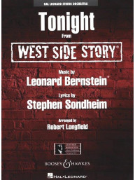 Leonard Bernstein: Tonight from West Side Story (noty pro smyčcový orchestr, party, partitura)