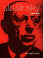 Igor Stravinskij: Chanson Russe (noty na housle, klavír)