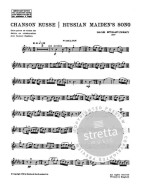 Igor Stravinskij: Chanson Russe (noty na housle, klavír)