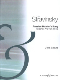 Igor Stravinskij: Russian Maiden'S Song  (noty na violoncello, klavír)
