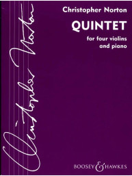 Christopher Norton: Quintet (noty pro 4 housle, klavír)