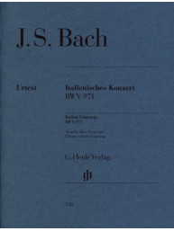 Johann Sebastian Bach: Italian Concerto BWV 971 without Fingering (noty na klavír)