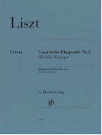 Franz Liszt: Hungarian Rhapsody no. 5 (noty na klavír)