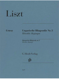Franz Liszt: Hungarian Rhapsody no. 5 (noty na klavír)