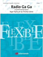 Queen: Radio Ga Ga (noty pro čtyřčlenný flexibilní orchestr, party, partitura)