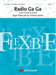 Queen: Radio Ga Ga (noty pro čtyřčlenný flexibilní orchestr, party, partitura)