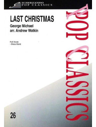 George Michael: Last Christmas (noty pro žesťový dechový orchestr, party, partitura)