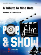 A Tribute to Nino Rota (noty pro žesťový dechový orchestr, party, partitura)