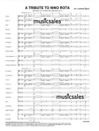 A Tribute to Nino Rota (noty pro žesťový dechový orchestr, party, partitura)