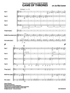 Ramin Djawadi: Game of Thrones Theme (noty pro čtyřčlenný flexibilní orchestr, party, partitura)