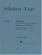 Franz Schubert - Franz Liszt: Ständchen - Leise flehen meine Lieder (noty na klavír)