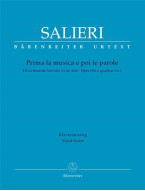 Antonio Salieri: Prima la musica e poi le parole (noty na klavír, zpěv)