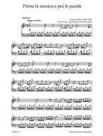 Antonio Salieri: Prima la musica e poi le parole (noty na klavír, zpěv)